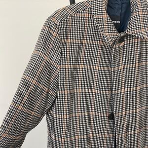 Express Plaid Pea Coat